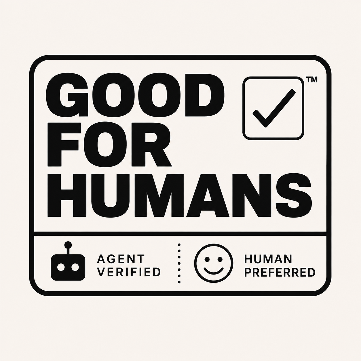 Good For Humans seal